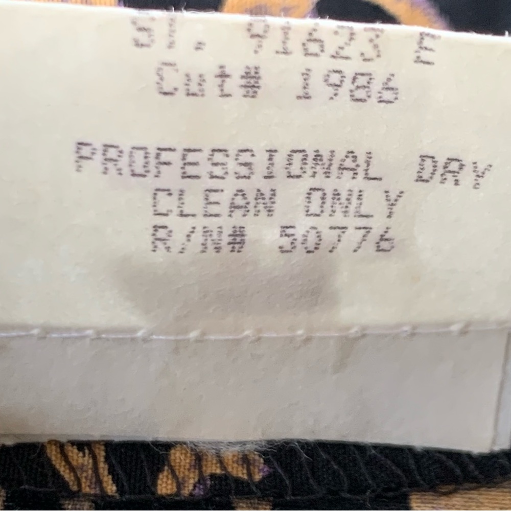 Hugo Buscati SZ 14 Vintage Brown/Black Floral MIDI Dress - Picture 14 of 14